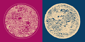 圆形底纹 中国风 矢量纹饰