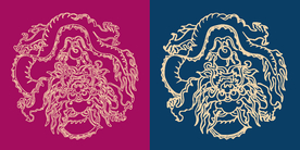 圆形底纹 中国风 矢量纹饰