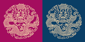 圆形底纹 中国风 矢量纹饰