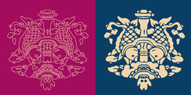 圆形底纹 中国风 矢量纹饰