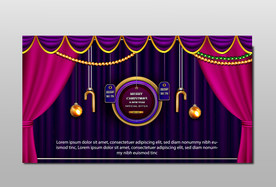 背景模板 展板背景