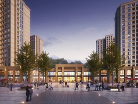 小区别墅洋房入口大门园林景观