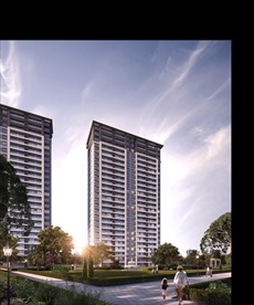 小区别墅洋房园林景观效果图