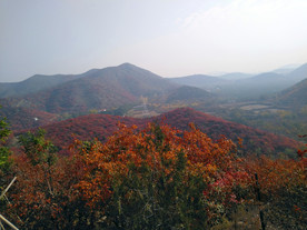 北京秋天的山景