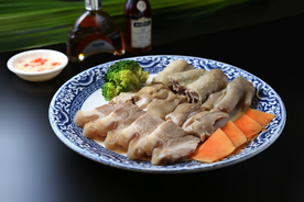 卤肉冷盘美食食材背景海报素材