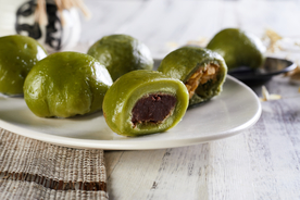 青团美食食材背景海报素材