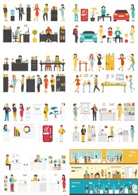 办公室人物及设备