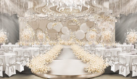 唯美婚礼舞台效果