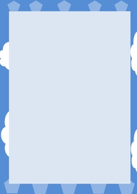 卡通彩色条纹边框背景素材图