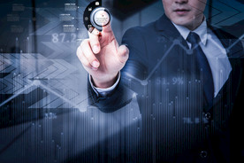 科技感智能手势高清图图片