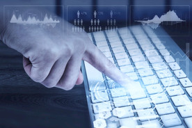 科技感智能手势高清图图片