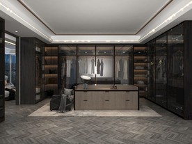 豪华衣帽间3d模型