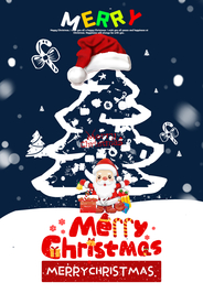 圣诞节促销宣传活动海报素材