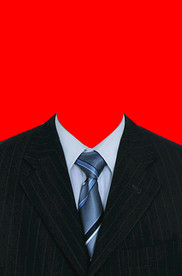 西装证件照模板