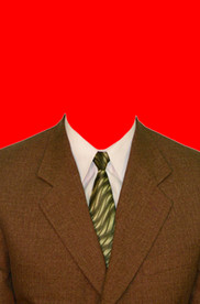 西装证件照模板