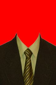 西装证件照模板