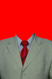 西装证件照模板