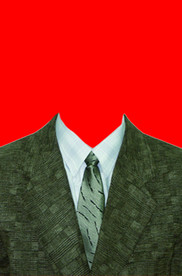 西装证件照模板