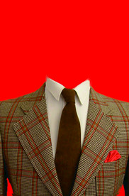 西装证件照模板