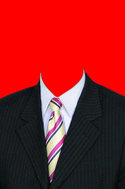 西装证件照模板