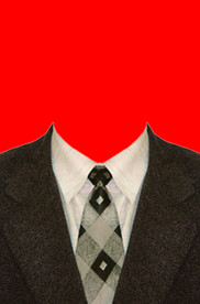 西装证件照模板