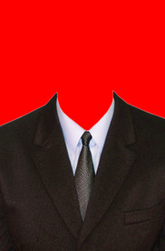 西装证件照模板