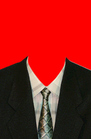 西装证件照模板