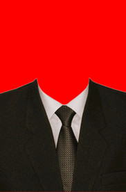 西装证件照模板