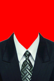 西装证件照模板