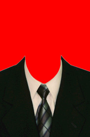 西装证件照模板