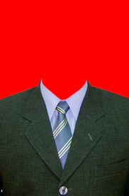 西装证件照模板