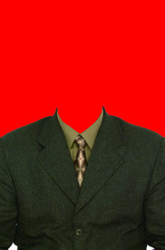 西装证件照模板