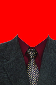 西装证件照模板