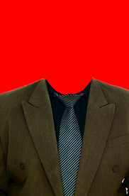 西装证件照模板