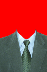 西装证件照模板