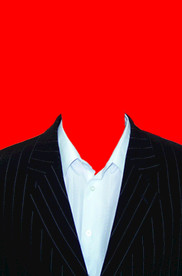 西装证件照模板