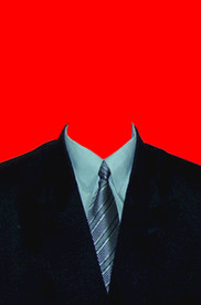 西装证件照模板