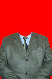 西装证件照模板