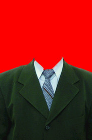 西装证件照模板