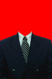 西装证件照模板