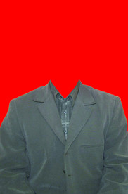 西装证件照模板