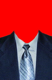 西装证件照模板