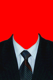 西装证件照模板