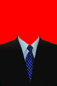 西装证件照模板