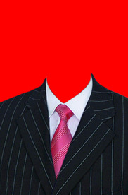 西装证件照模板