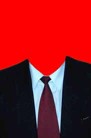 西装证件照模板