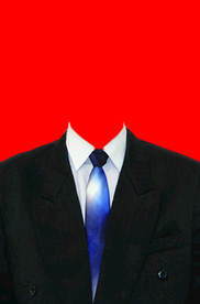 西装证件照模板