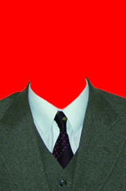 西装证件照模板