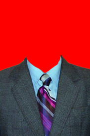 男士西装证件照