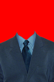 男士西装证件照